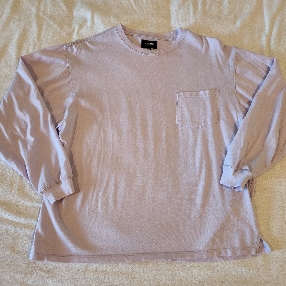 Beams long sleeve pocket tee